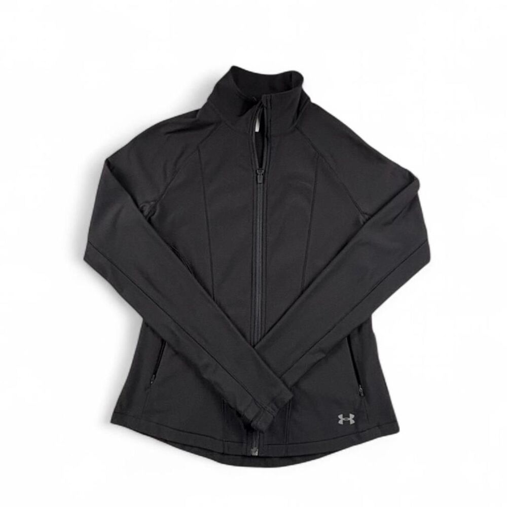 Under Armour Black Full Zip Athletic Jacket Women’s Size Small Running Gym